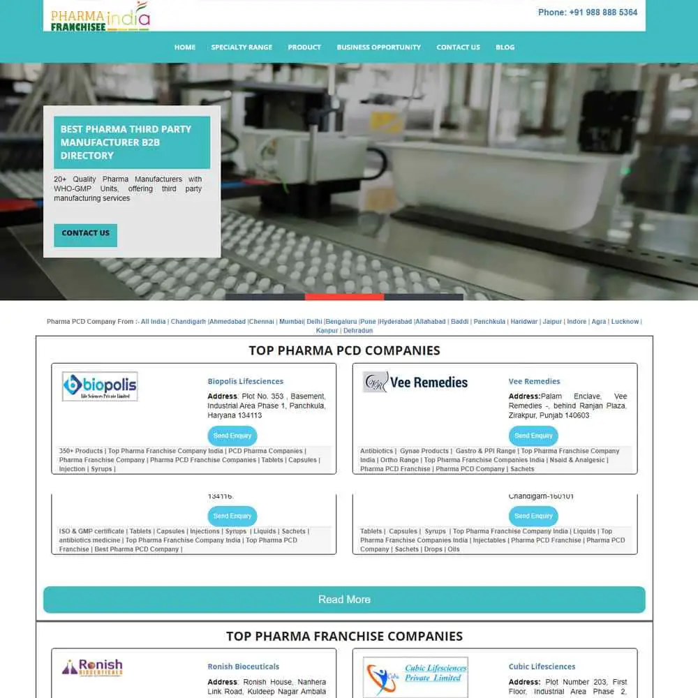 Pharma Franchise India